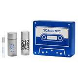 Set cadou Carolina Herrera 212 Men, apa de toaleta 100ml + apa de toaleta 10ml + deospray 150ml