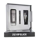 Set cadou Carolina Herrera 212 VIP Men Black Eau de Parfum 100ml + Gel de duș 100ml + Eau de Parfum 10ml