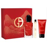 Giorgio Armani Sì Passione Set cadou, apă parfumată 100ml + loțiune de corp 50ml + apă parfumată 10ml