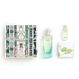 Hermes Un Jardin Sur Le Nil Set cadou, Apă de toaletă 100ml + Apă de toaletă 7,5ml + săpun 50ml