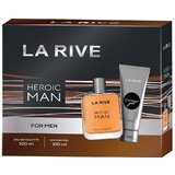 La Rive Heroic Man Set cadou, Apă de toaletă 100ml + Gel de duș 100ml