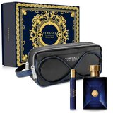 Set cadou Versace Dylan Blue, Apă de toaletă 100ml + Apă de toaletă 10ml + geanta cosmetica