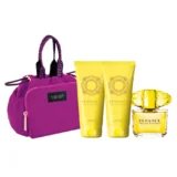 Versace Yellow Diamond Set cadou, apă de toaletă 90ml + loțiune de corp 100ml + Gel de dus 100ml + geantă