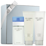 Set cadou Dolce & Gabbana Light Blue, apa de toaleta 100ml + lotiune de corp 100ml + gel de dus 100ml