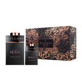 Set cadouo Bvlgari Man in Black, Apă de parfum, 100ml + Apă de parfum, 15ml