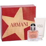 Giorgio Armani Emporio In Love With You Set cadou, apa de parfum 30ml + crema de maini 50ml