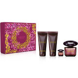 Versace Crystal Noir Set cadou, apă de toaletă 90 ml + Gel de duș 100 ml + loțiune de corp 100 ml + apă de toaletă 5 ml