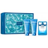 Versace Man Eau Fraiche Set cadou, apă de toaletă 50ml + Gel de duș 50ml + aftershave 50ml