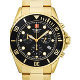 Swiss Alpine Military 7053.9117 Chronograph Mens Watch 42mm 10ATM