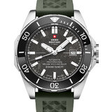 Swiss Military SMA34092.09 Automatic Diver Mens Watch 45mm 100ATM