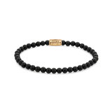 Rebel & Rose Bracelet Black Velvet RR-40108-G-S ladies