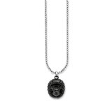 Save Brave SBN-TITUS-BK Mens Necklace 50cm, adjustable
