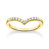 Thomas Sabo Ladies Ring TR2394-414-14-52 V-shape size 52