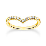 Thomas Sabo Ladies Ring TR2394-414-14-54 V-shape size 54