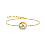 Thomas Sabo A2071-996-7 Peace Rainbow Bracelet Ladies