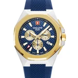 Swiss Alpine Military 7005.9845 Typhoon Chronograph Mens Watch 42mm 10ATM