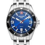 Swiss Alpine Military 7034.1136 Mens Watch Sierra silver blue 42mm 10ATM