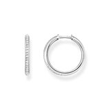 Thomas Sabo CR673-051-14 Silver Hoop Earrings Pavé Silver 20,0 mm Ladies