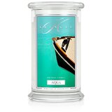 Lumanare Kringle Candle Aqua mare cu 2 fitiluri parfumate (624 g)