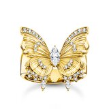 Thomas Sabo TR2495-414-14-56 Cocktailring butterfly vergoldet Damen
