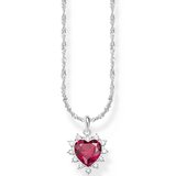 Thomas Sabo KE2305-013-10-L45V Kette mit Herz Anhänger romance silber Damen
