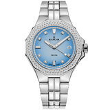 Edox 53020-3D120M-BUCND Delfin Diamond Diver Ladies Watch 38mm 20ATM
