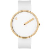 Picto 43321-0220G White Silicone 40mm 5ATM 