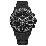 Louis XVI LXVI1184 Mens Watch Majeste Frosted Iced Out Chronograph 43mm 10ATM 
