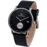 Carl von Zeyten CVZ0018BKBL Mens Watch Furtwangen 42mm 3ATM 