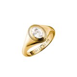 Thomas Sabo TR2523-414-14-54 Ring with white zirconia stone Oval Gold-plated Ladies