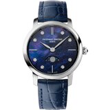 Frederique Constant FC-206MPND1S6 Ladies Watch Classics Slimline Moon Phase 30mm 3ATM 