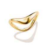 Thomas Sabo TR2544-M01-39-54 Wave-Shaped Ring for Women, Gold-Plated