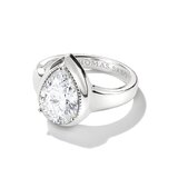 Thomas Sabo TR2522-051-14-56 Ring with White Teardrop-Shaped Cubic Zirconia Elyndra for Women