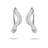 Thomas Sabo CR765-051-14 Wave-Shaped Hoop Earrings with Cubic Zirconia Women