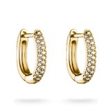 Thomas Sabo CR779-M01-14 Hoop Earrings with White Cubic Zirconia Gold-Plated Women