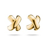 Thomas Sabo H2357-M01-39 Cross-Shaped Earrings Gold-Plated Women