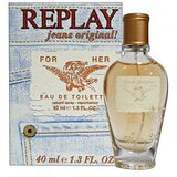 Apa de toaleta Replay Jeans Original for Her, 40 ml