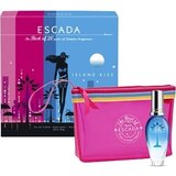 Set cadou Escada Island Kiss, apa de toaleta 30ml + punga cosmetica