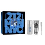 Set cadou Carolina Herrera 212 Men, apa de toaleta 100ml + apa de toaleta 10ml + aftershave 100ml