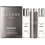 Chanel Allure Homme Sport Eau Extreme Eau de Parfum, 3 x 20 ml (1x reîncărcabil + 2x reîncărcare)