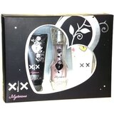 Set cadou Mexx XX Mysterious, XX Mysterious Eau de Toilette 20ml + Gel de duș Mysterious 50ml + Gel de duș Lovesome 50ml
