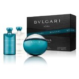 Bvlgari Aqva pour Homme Darčeková sada, toaletná voda 50ml + sprchový gel 40ml + balzám po holení 40ml 