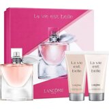 Set cadou Lancome La Vie Est Belle, apa parfumata 50ml + lotiune de corp 50ml + gel de dus 50ml