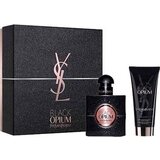 Yves Saint Laurent Opium Black Set cadou, Apă de parfum 30ml + Lapte de corp 50ml