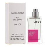 Apa de toaletă Mexx Life Is Now for Her - Tester, 30 ml