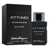 Apa de toaletă Salvatore Ferragamo Attimo Black Musk pour Homme, 100 ml