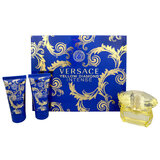 Set cadou Versace Yellow Diamond Intense, Apa de parfum 50ml + Gel de dus 50ml + Lotiune de corp 50ml