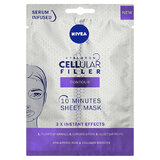 Textile 10 -Mask Mask Mask Filler celular (10 minute Masca de foaie) 1 PC -uri