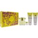 Versace Yellow Diamond Set cadou, Apă de toaletă 90ml + Loțiune de corp 100ml + Gel de dus 100ml + Apă de toaletă 5ml