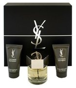 Set cadou Yves Saint Laurent L´Homme, apa de toaleta 60ml + aftershave 50ml + gel de dus 50ml